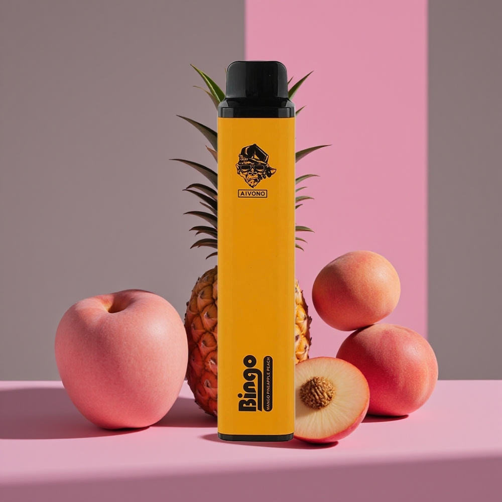 Aivono Aim Bingo 4000 Puffs 10ml 1000mAh Wango Ananas Broskvová