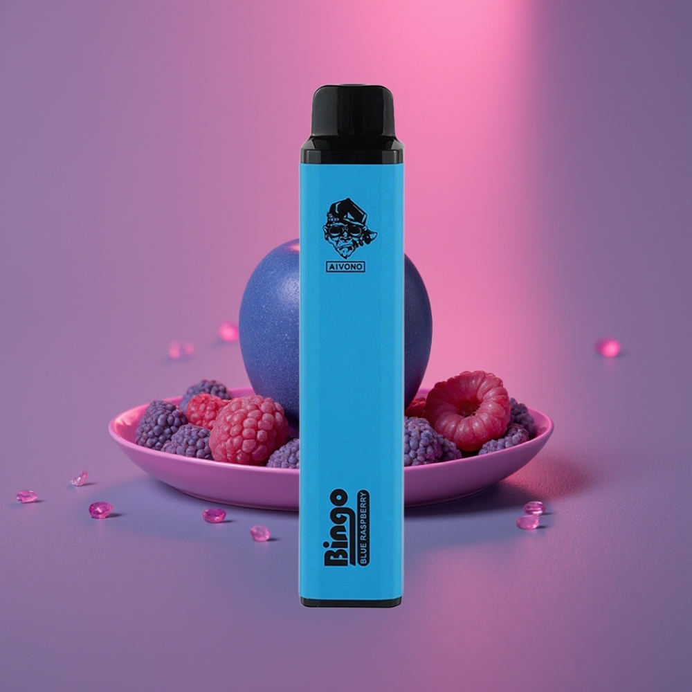 Aivono Aim Bingo 4000 Puffs 10ml Modrá Malina Kompaktní 21×123mm 1000mAh