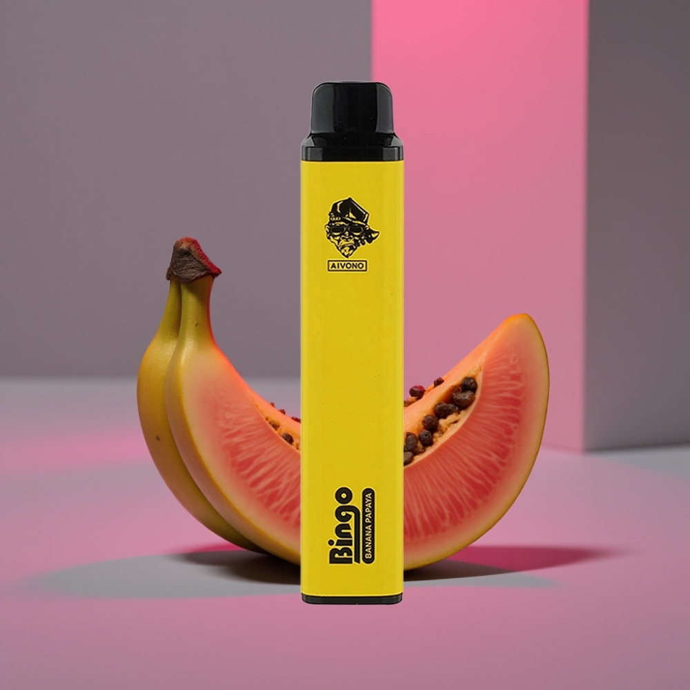 Aivono Aim Bingo 4000 Puffs Disposable Vape Banán Papája 10mL 1000mAh