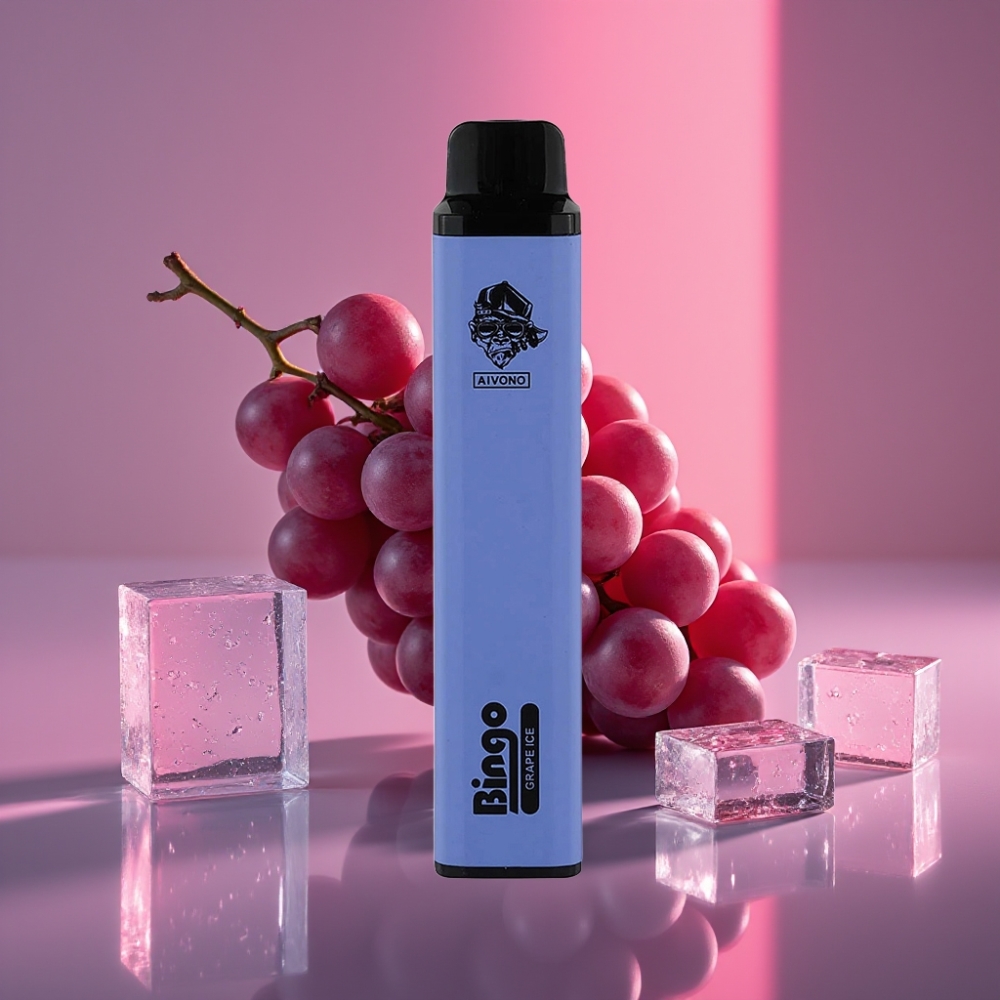 Aivono Aim Bingo 4000 Puffs Disposable Vape Ledová Hroznová 21×123mm 1000mAh 10mL