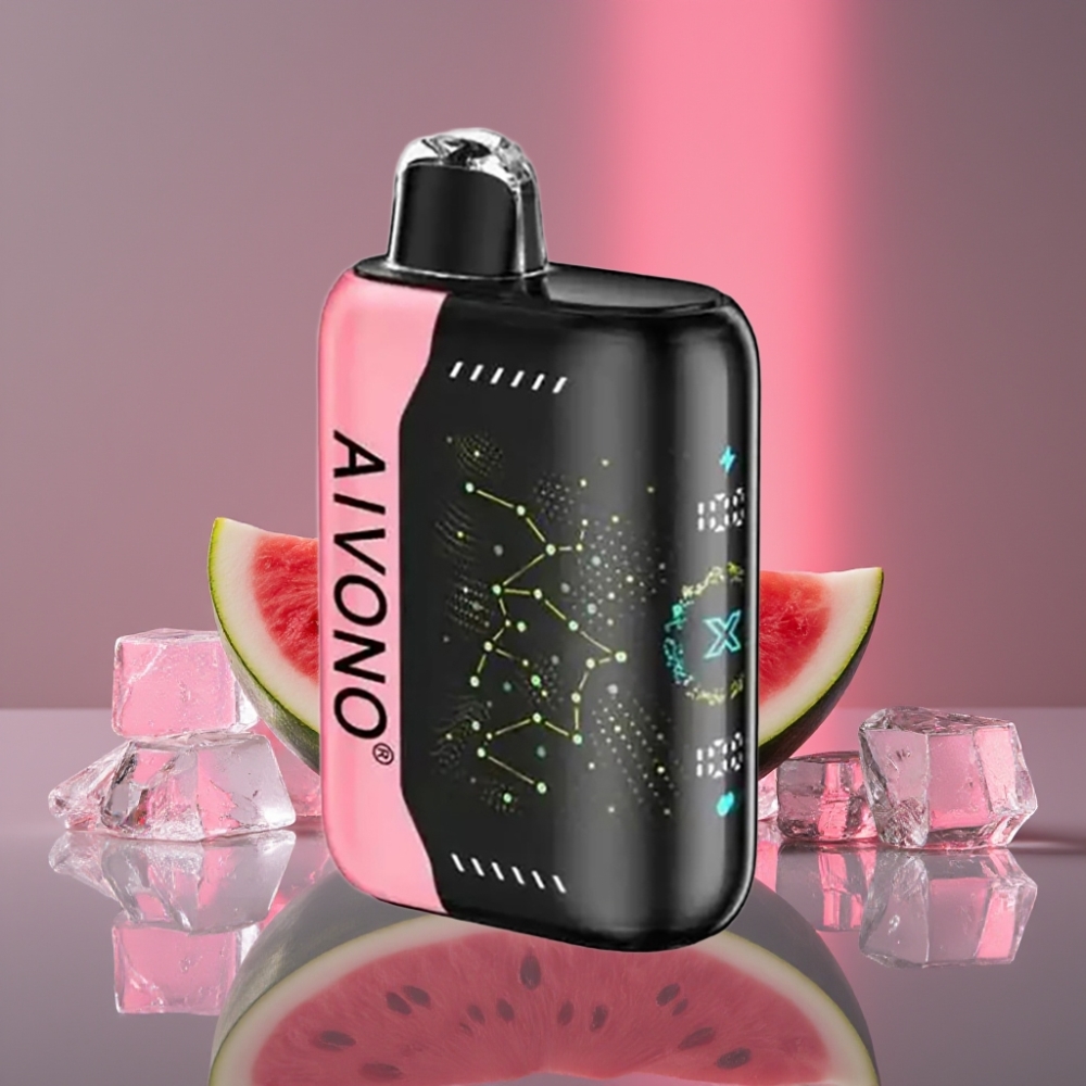 Aivono AIM BOOM 25000 Puffs 28ml 650mAh 1.2ohm Mesh Typ-C 90g Vodní Meloun Led