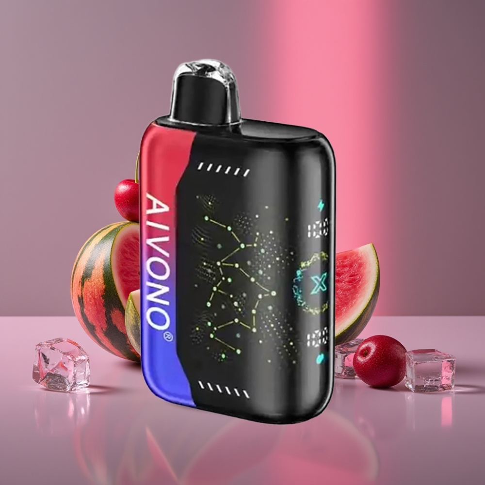 Aivono AIM BOOM 25000 Puffs 28ml 650mAh 1.2ohm Typ-C Ledovaný Meloun Třešeň