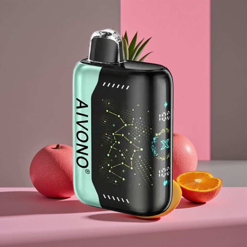 Aivono Aim Boom 25000 Puffs Disposable Vape Kyselé Mango Ananas 0-5% Nikotinu 28ml 650mAh