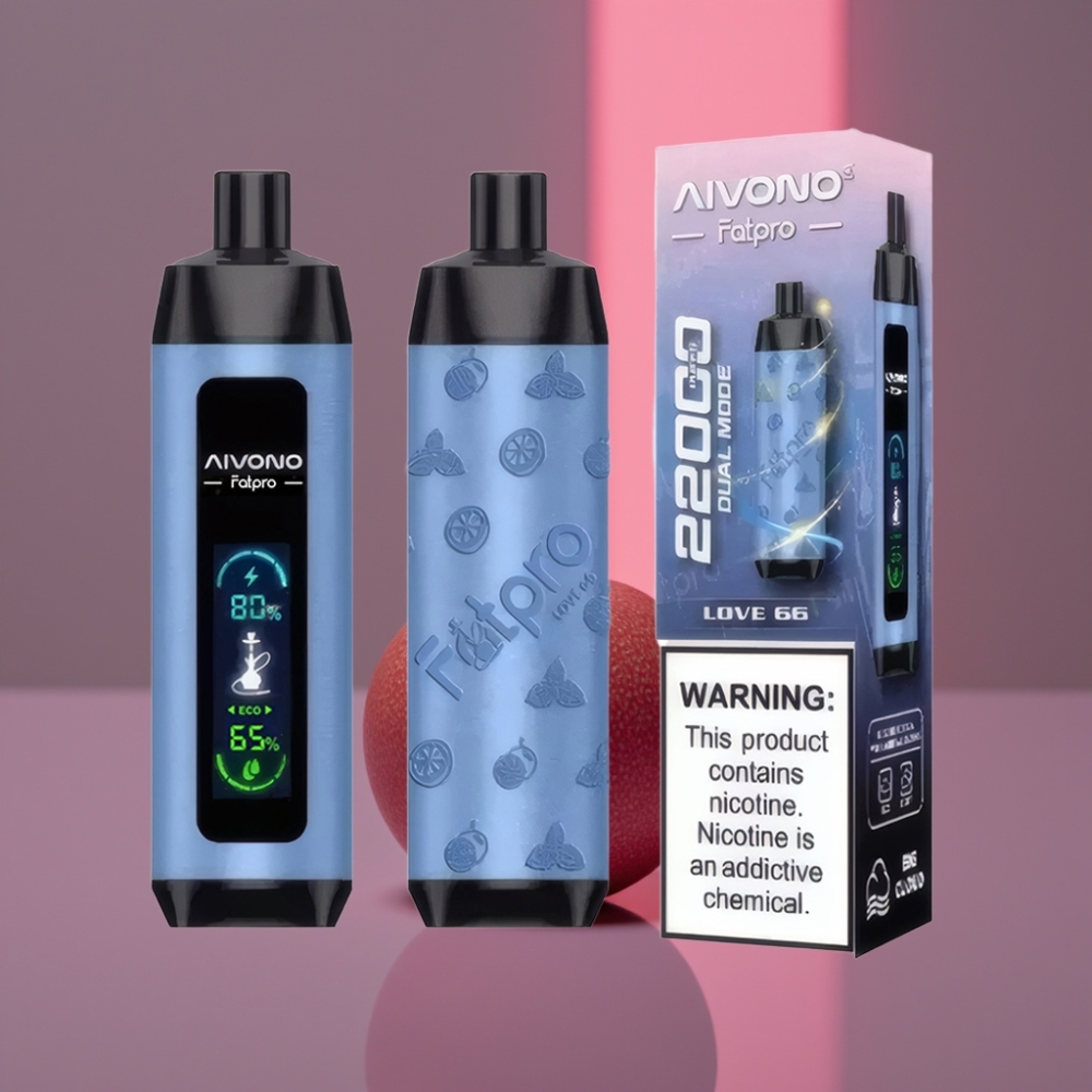 Aivono Aim Fatpro 22000 Puffs 28ml 0-5% Nikotinu 600mAh Objímka 0.6 ohm Láska 66
