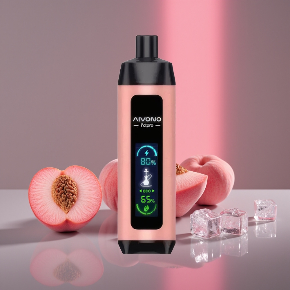 Aivono Aim Fatpro 22000 Puffs 28ml 600mAh 0,6Ω Dual Modes Broskev Led