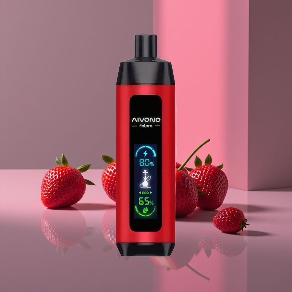 Aivono Aim Fatpro 22000 Puffs 28ml 600mAh 0,6Ω Dual Modes Jahodový Punch