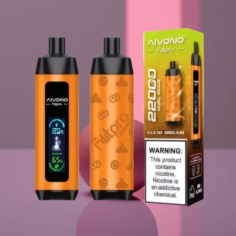Aivono Aim Fatpro 22000 Puffs 28ml 600mAh 0.6ohm Mřížková Cívka Dual Modes Jasný Sen