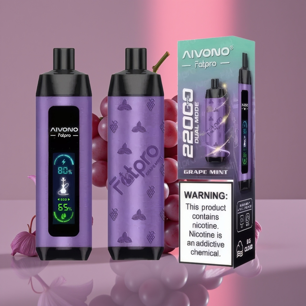 Aivono Aim Fatpro 22000 Puffs 28ml 600mAh Dual Modes Hroznová Máta