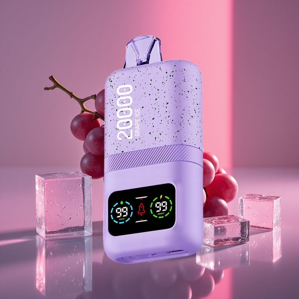 Aivono Aim Magic 20000 Puffs 0-5% Nikotinu 26ml Dual Mesh LCD Typ-C 600mAh Hroznový Led
