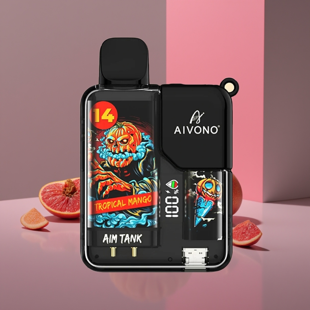 Aivono AIM-TANK 9500 Puffs 18ml 650mAh LCD 1.2Ω Tropické Mango