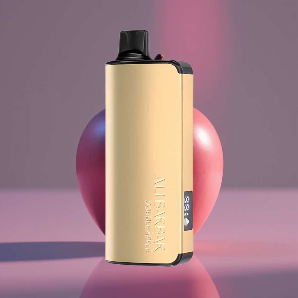 Alibarbar Ingot 9000 Puffs Disposable Vape Dvojité Jablko 22ml 2350mAh LED