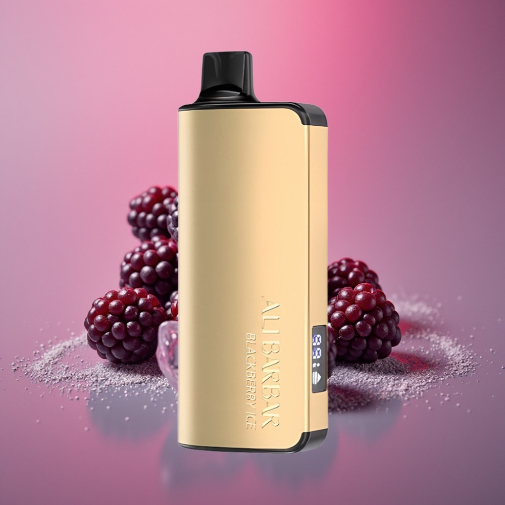 Alibarbar Ingot 9000 Puffs Disposable Vape Ostružinový Led 22ml 2350mAh 90g