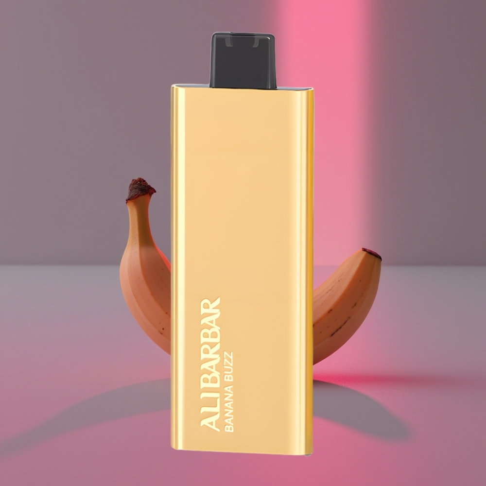 Alibarbar Pandora 7000 Puffs Disposable Vape Banánové Bzučení 17 ml 1.0 Ω