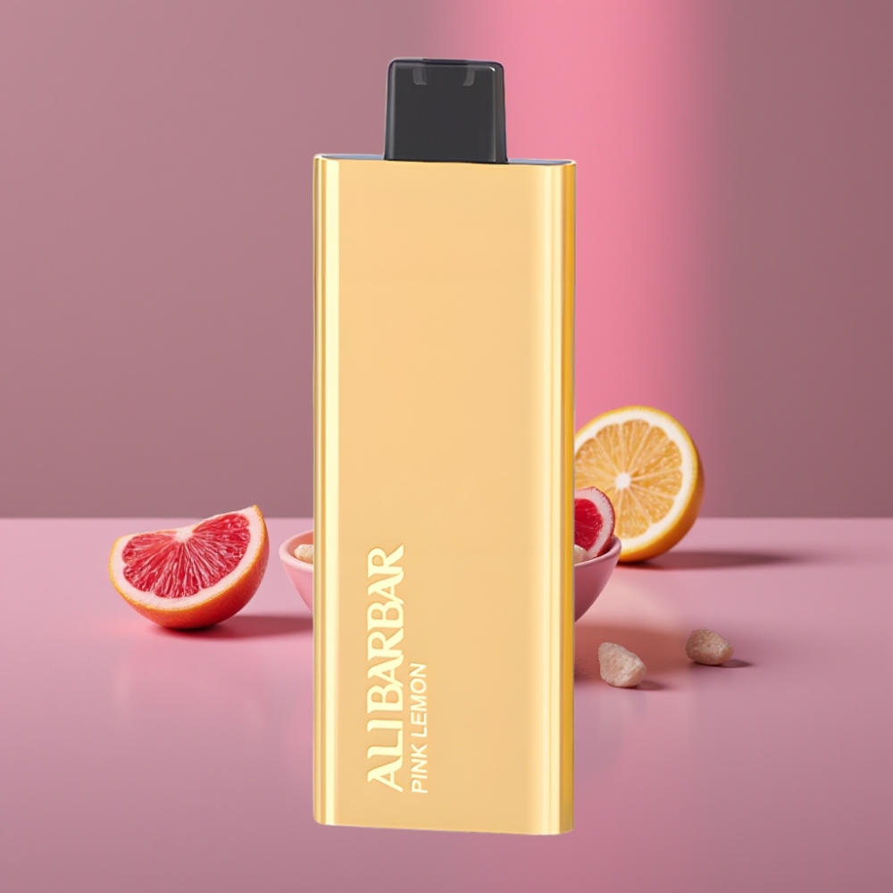 Alibarbar Pandora 7000 Puffs Disposable Vape Růžový Citrón 17 ml 70 g 1.0 Ω