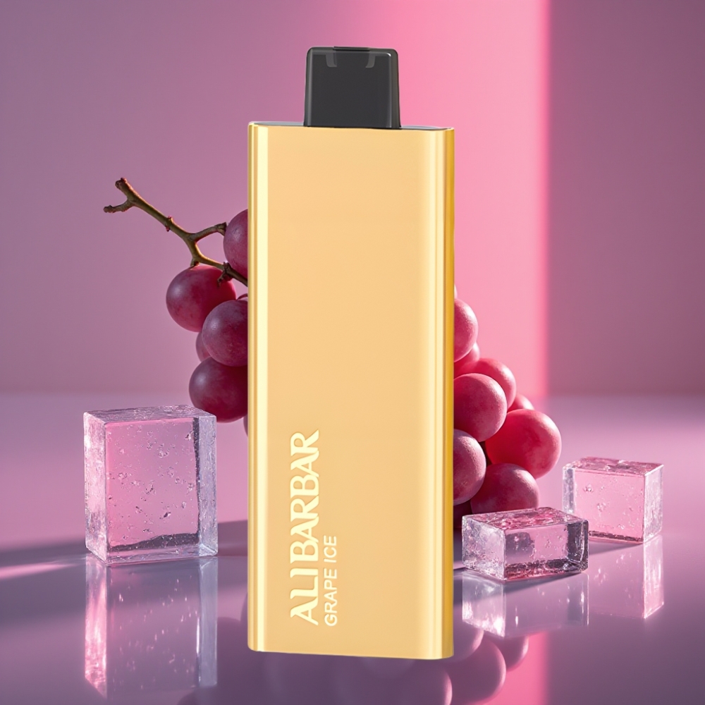 Alibarbar Pandora 7000 Puffs Jednorázová Vape Ledová Hrozen 17 ml 1.0 Ω