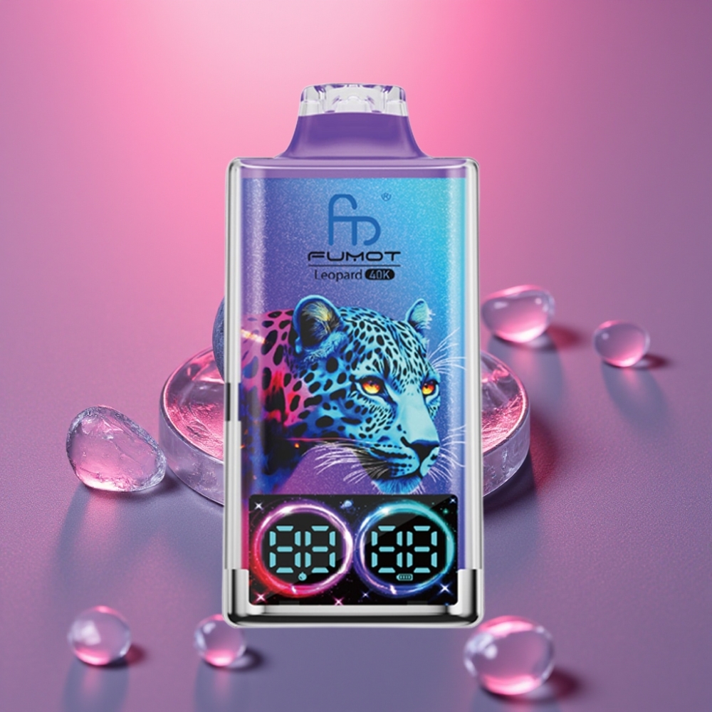Fumot Leopard 40K Puffs 0-5% Nikotin 700mAh Dual Mesh Type-C Borůvka na Ledu