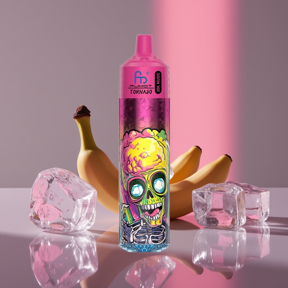 Fumot RandM Tornado 30000 Puffs 30mL 2%/5% Banánová Ledová