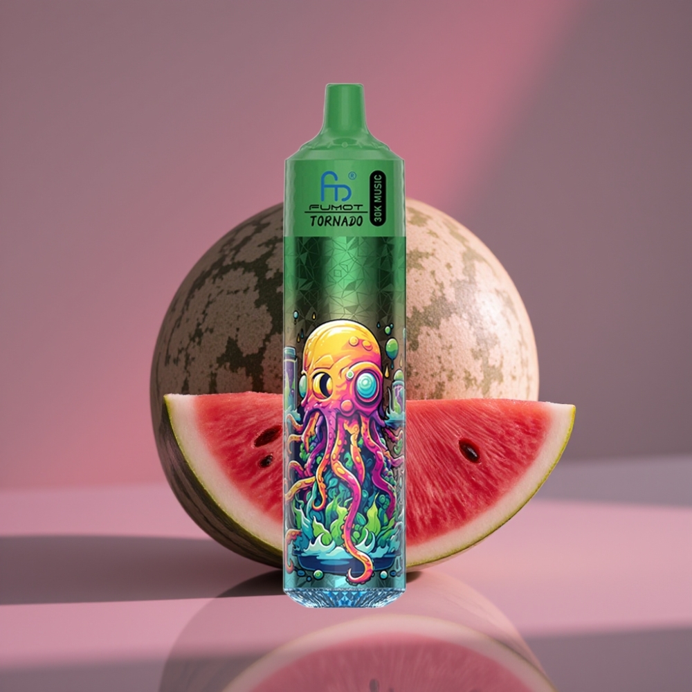 Fumot RandM Tornado 30000 Puffs 30ml 2%/5% Vodní meloun Kantalup Disposable Vape