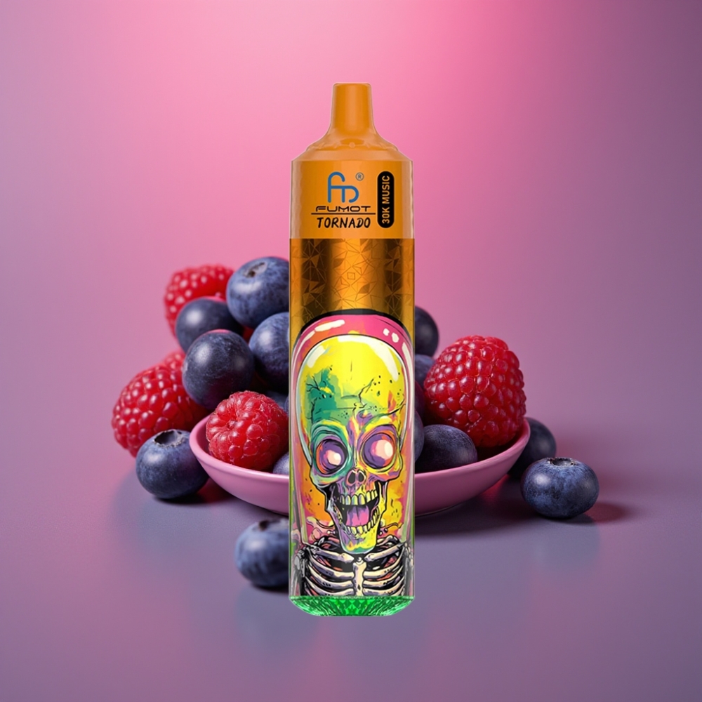 Fumot Randm Tornado 30000 Puffs 30mL 2%/5% 1.0 Ohm 600mAh Borůvka Malina