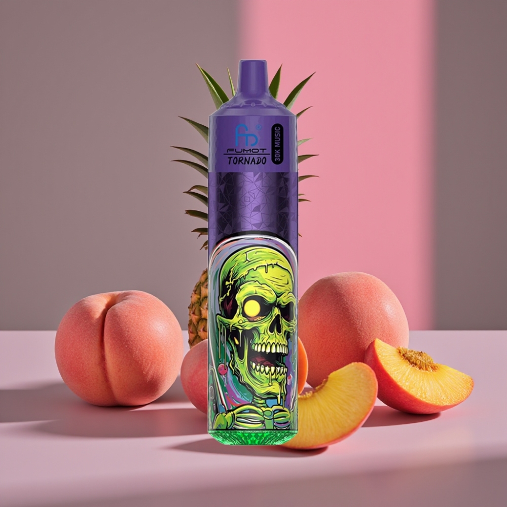 Fumot Randm Tornado 30000 Puffs 30mL 2%/5% Broskvo Mangovo Ananas