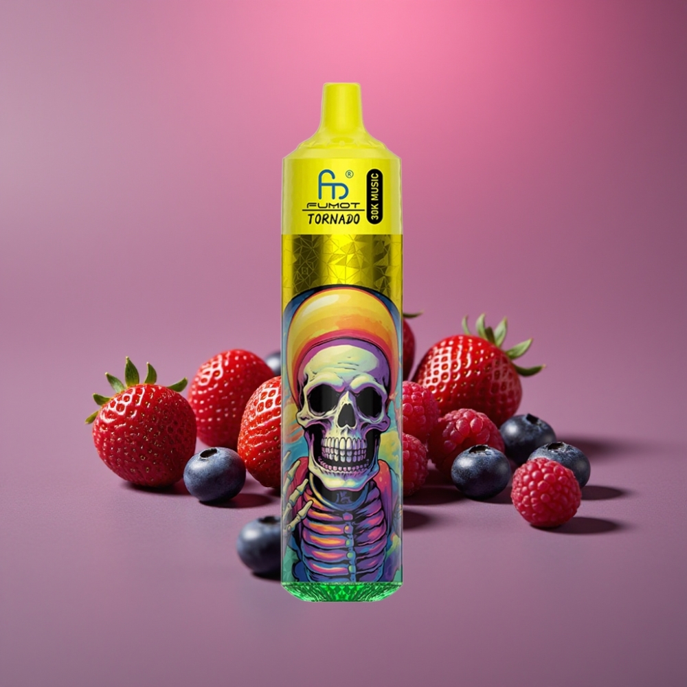 Fumot Randm Tornado 30000 Puffs 30mL 2%/5% Jahoda Borůvka Malina