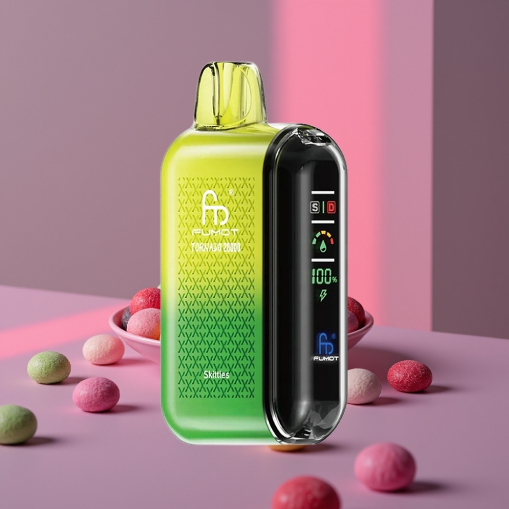 Fumot Tornado 20000 Puffs Duální Mesh Cívka 20ml 850mAh Skittles