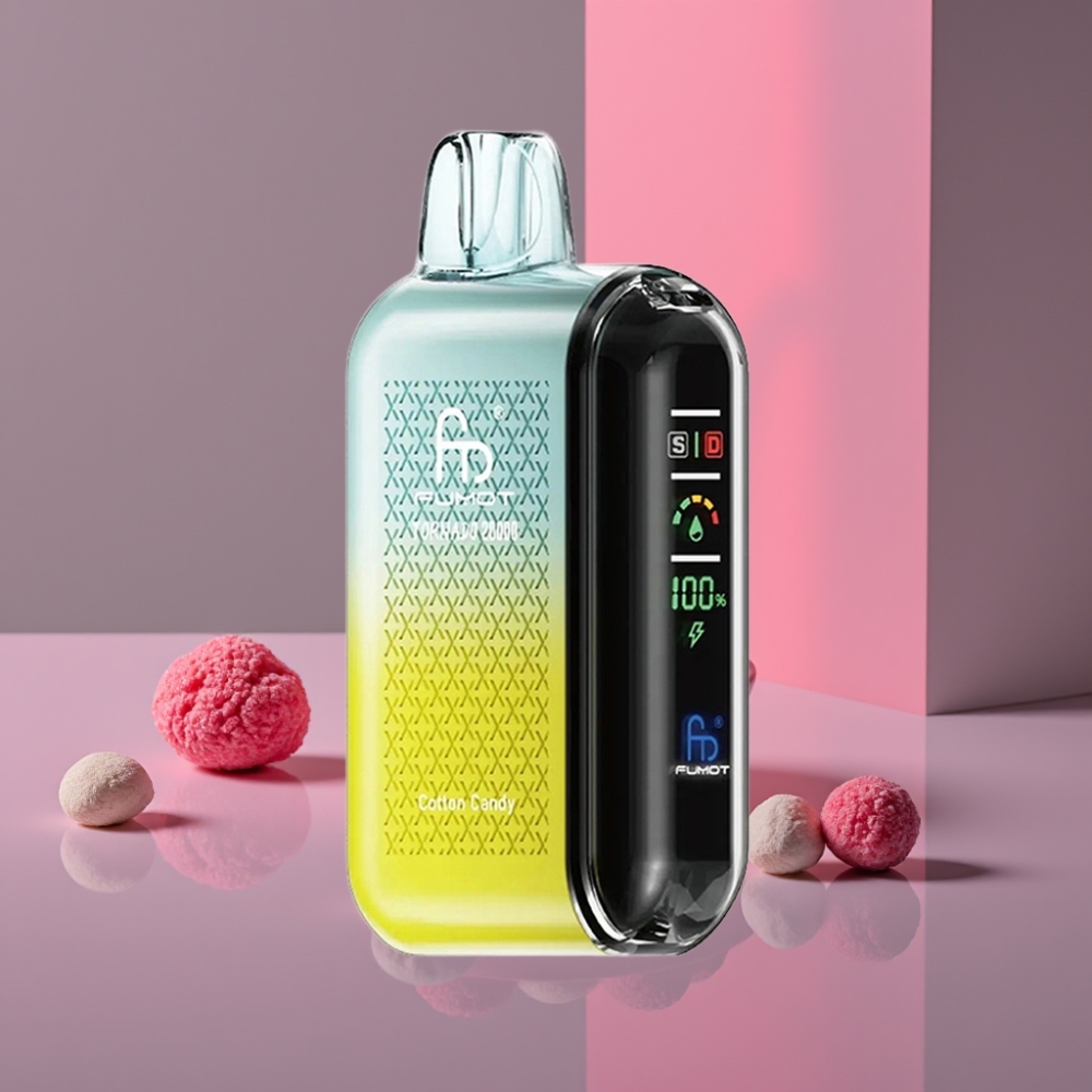 Fumot Tornado 20000 Puffs Dual Mesh 20ml 850mAh Cotton Candy Cukrová Vata