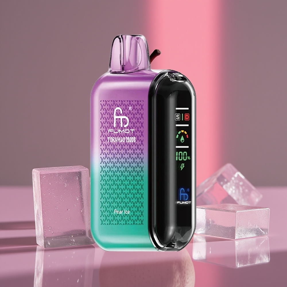 Fumot Tornado 20000 Puffs Dual Mesh 20ml 850mAh Hruškový Led Disposable Vape