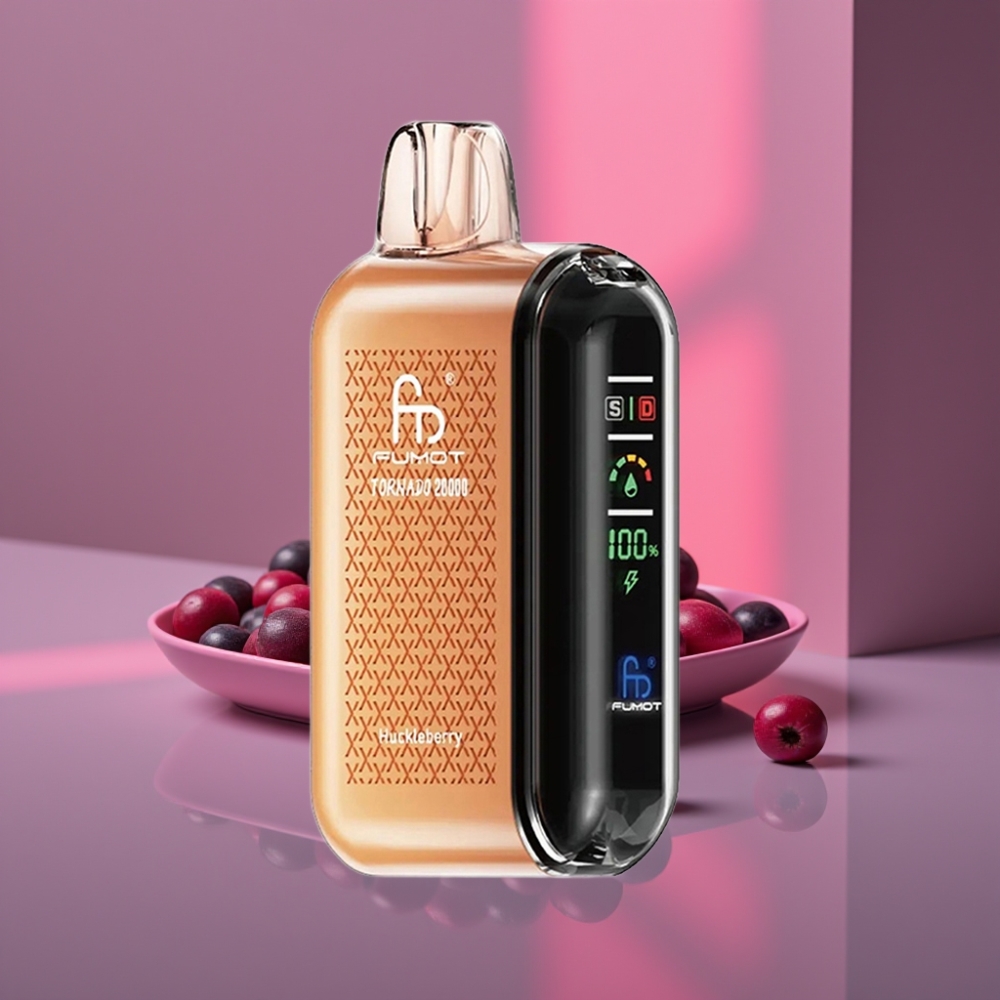 Fumot Tornado 20000 Puffs Dual Mesh 20ml 850mAh Smart Display Airflow Borůvka