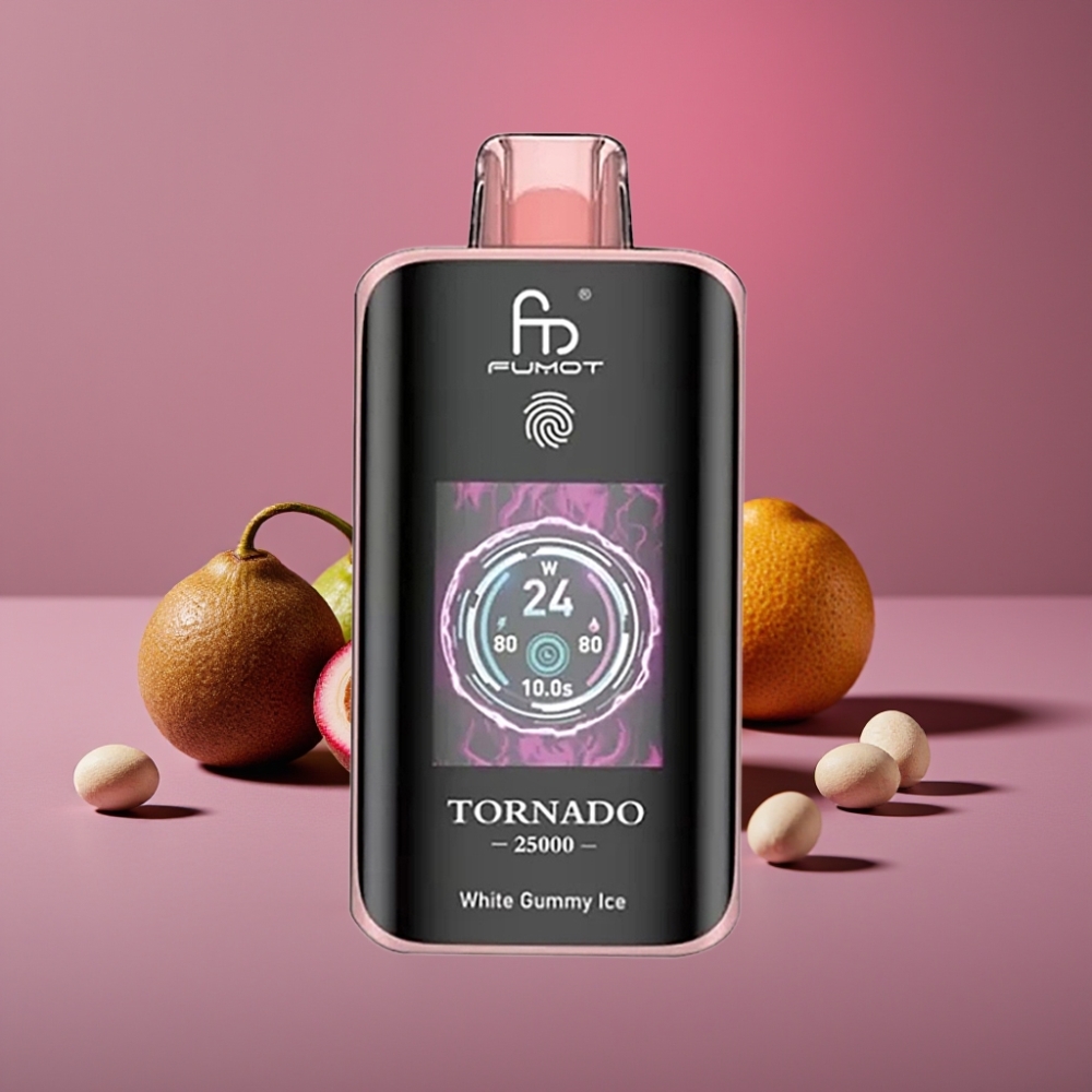Fumot Tornado 25000 Puffs HD Display 700mAh 20ml Typ-C Kiwi Marakuja Guava