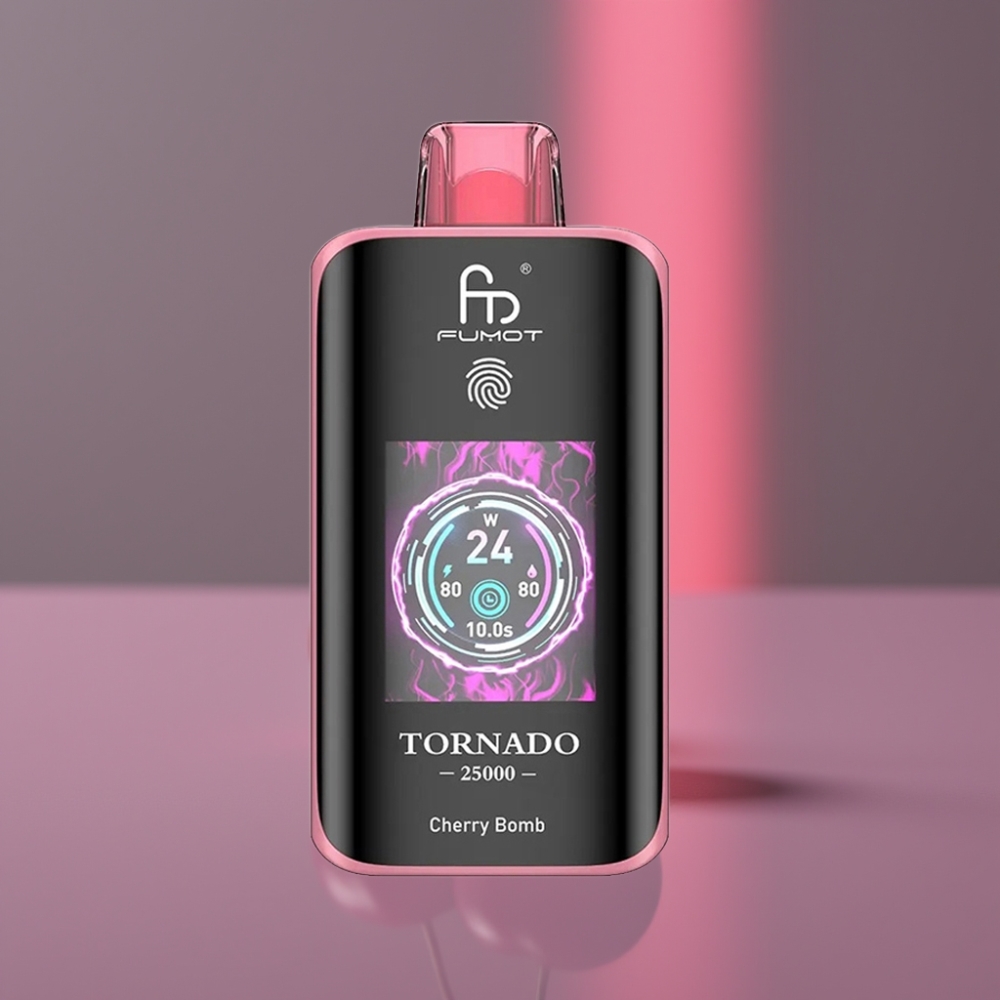Fumot Tornado 25000 Puffs HD Screen 700mAh 20ml Cherry Bomb