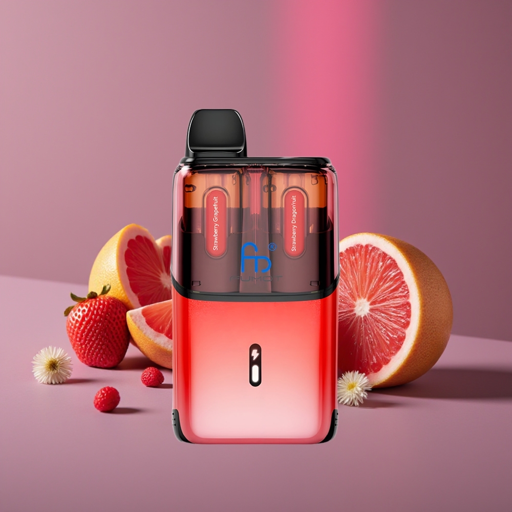 Fumot Ultra T32000 Disposable Vape 32000 potáhnutí 800mAh 24ml Jahoda Grapefruit - Jahoda Dragonfruit