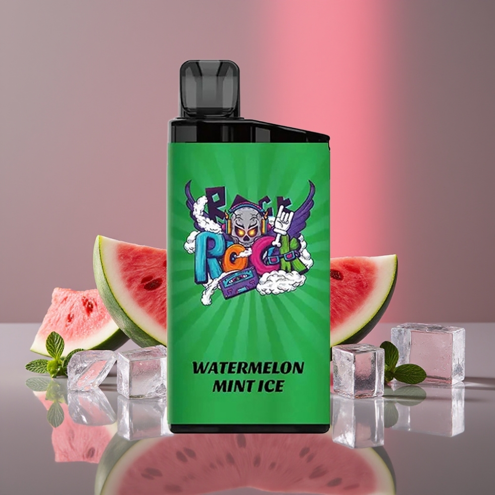 IGET Bar 3500 Puffs Disposable Vape Vodní Meloun Máta Led 41,3x21,3x94,5mm 1400mAh