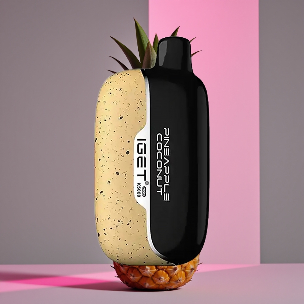 IGET Moon K5000 Puffs 81,5 g PC 1,35 Ohm Ananas Kokos