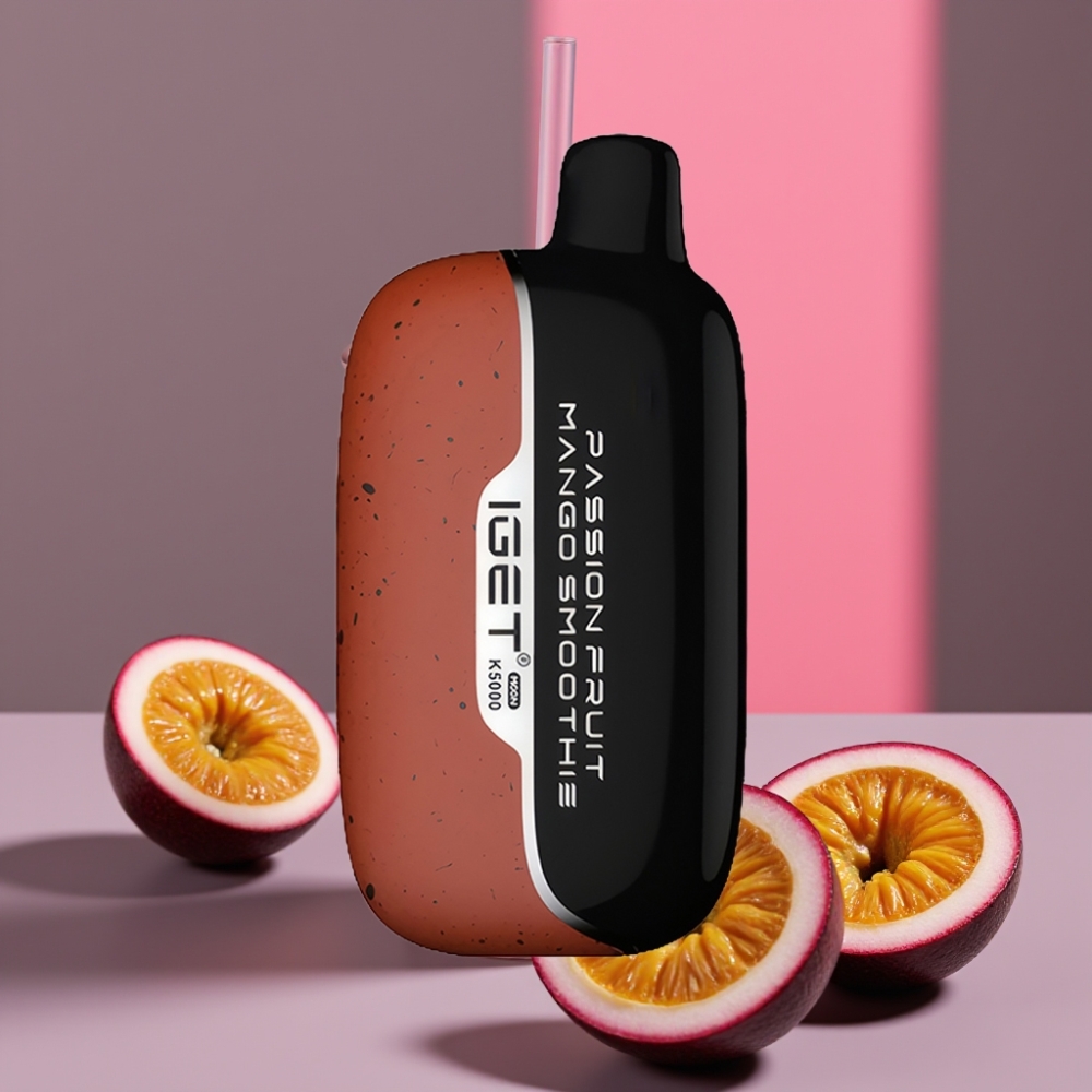 IGET Moon K5000 Puffs Disposable Vape Maracuja Mango Smoothie 81.5g PC Mesh 1.35 Ohm
