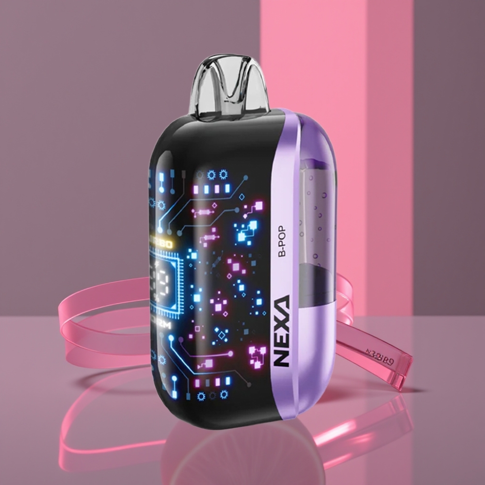 NEXA Ultra 50000 Puffs Disposable Vape B-Pop 20ml 800mAh 5% Nikotinu 0.9ohm Dual Mesh