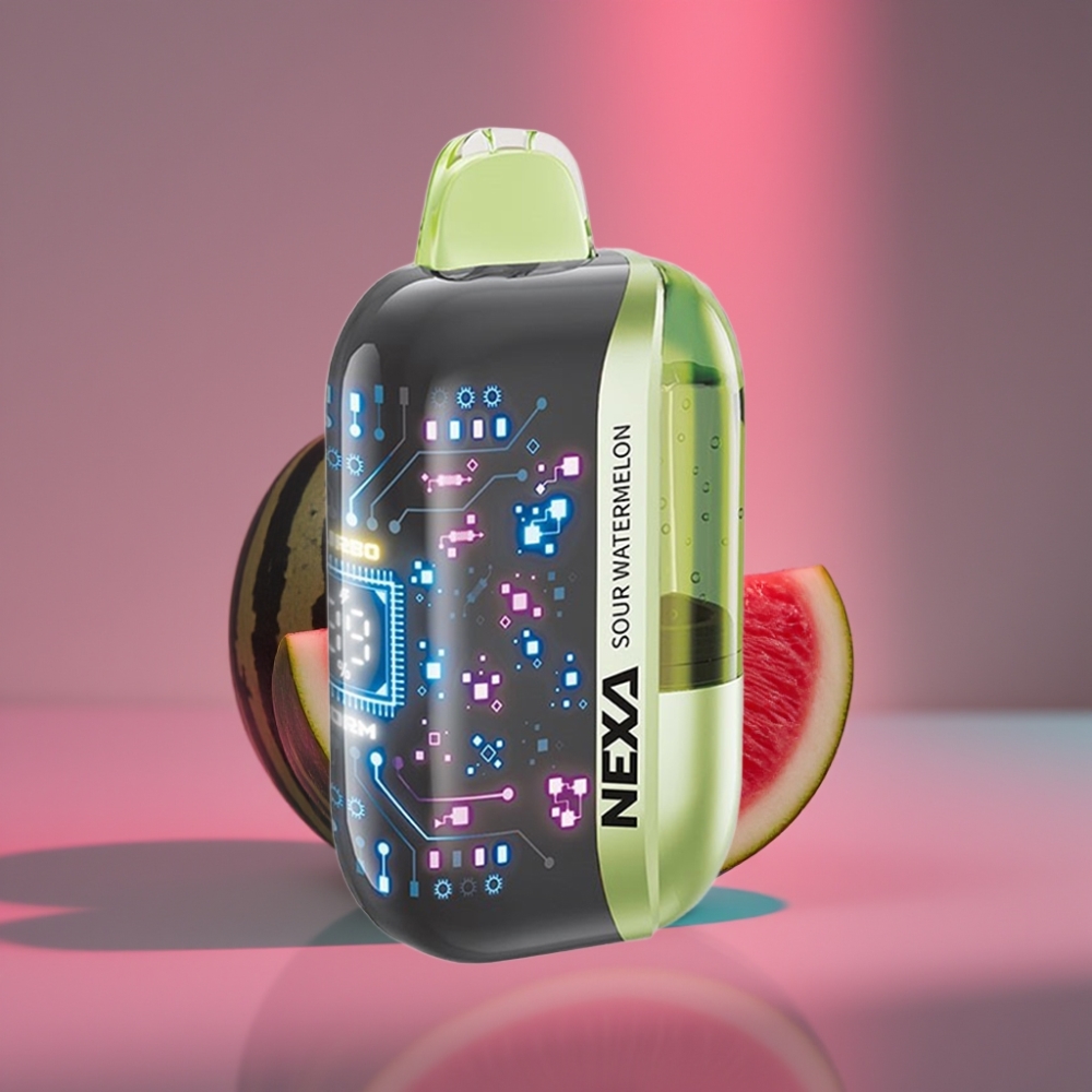 NEXA Ultra 50K Disposable Vape Kyselý Meloun 20ml 800mAh 5% Typ-C 0,9ohm