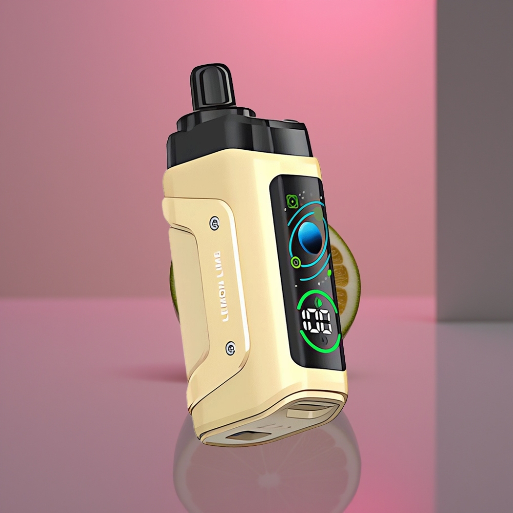 Razz Bar 45000 Puffs Disposable Vape Citrón Limetka 1.0 Ohm Mesh Coil Nastavitelný Průtok Vzduchu 650 mAh Type-C 20 mg/ml Nikotinu