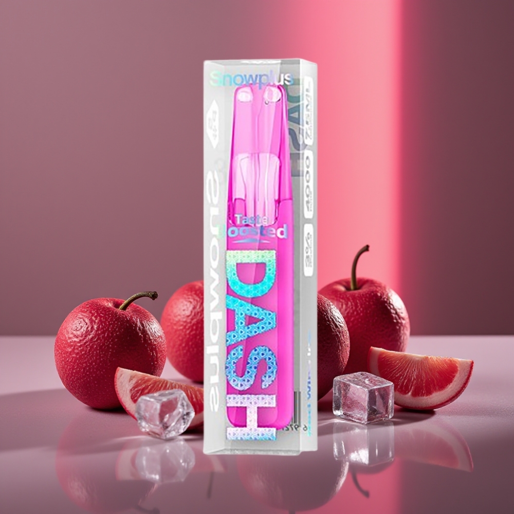 Snowplus Dash 4000 Puffs Ceramický Atomizér 7,5 ml Červené Víno Led