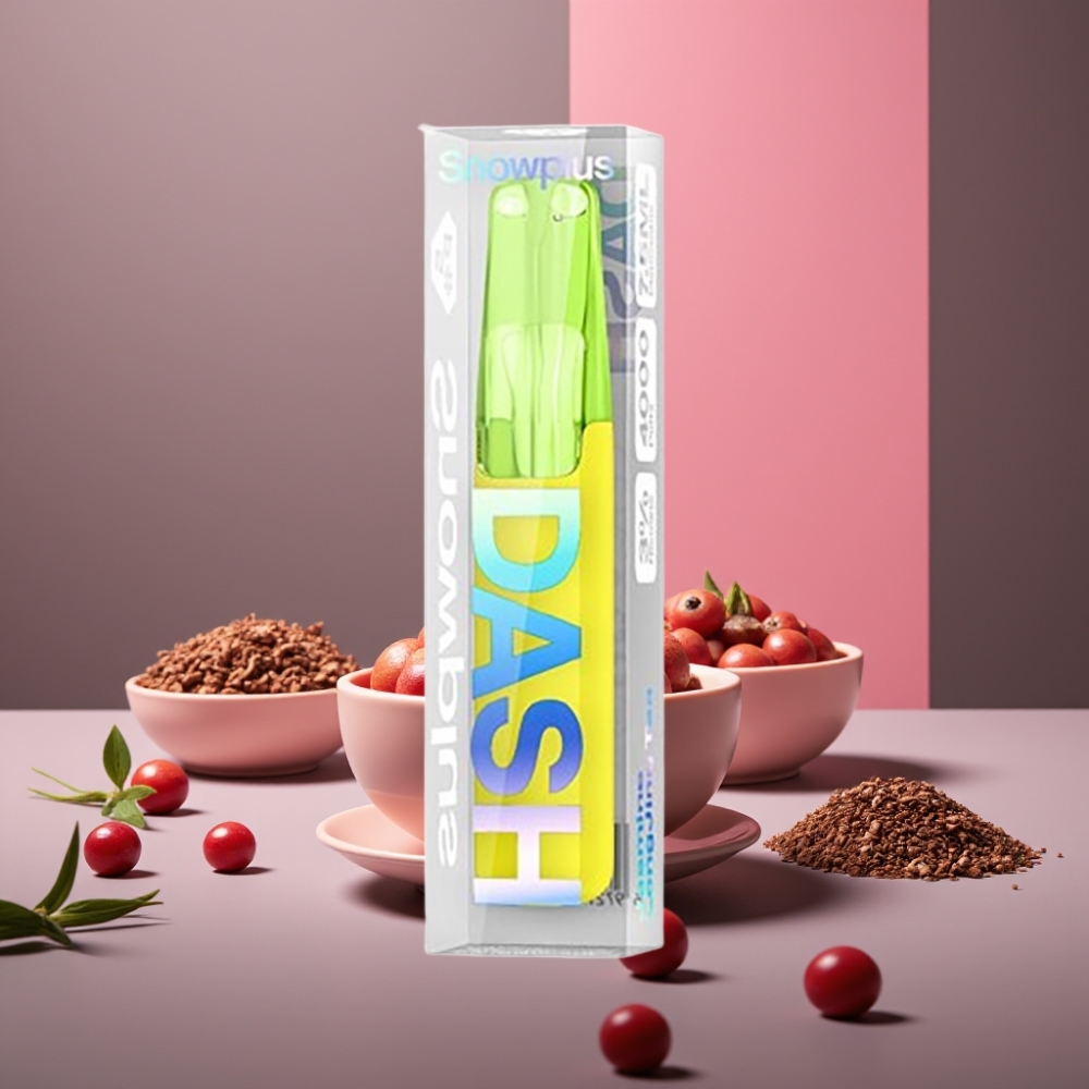 Snowplus Dash 4000 Puffs Ceramický Jednorázový Přístroj Jasmine LongJing Čaj 7,5 ml 3%/5% Nikotin