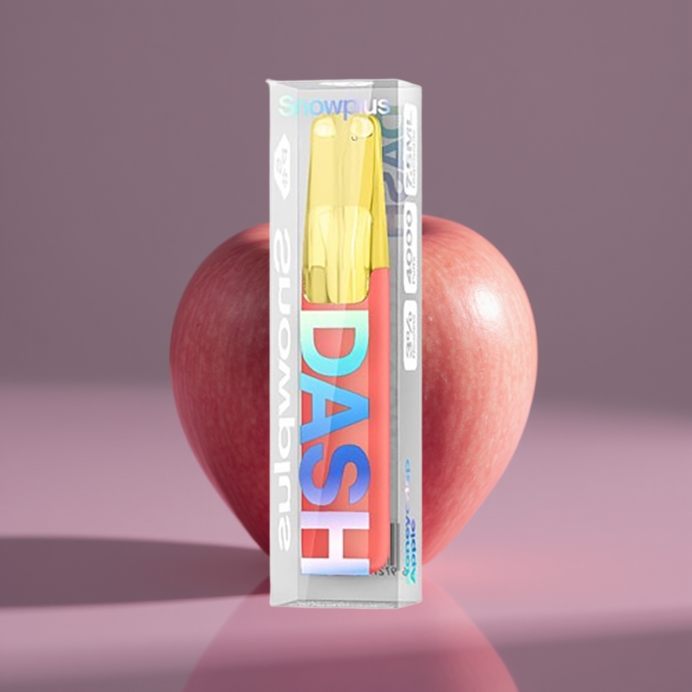 Snowplus Dash 4000 Puffs Disposable Device Honeycrisp Apple (7,5 ml, 530 mAh, Ceramický Atomizér)