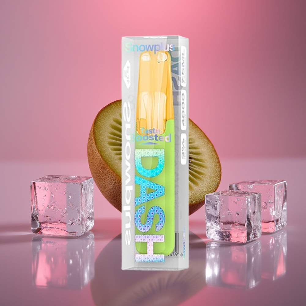 Snowplus Dash 4000 Puffs Disposable Kiwi Ledová Ceramic Atomizer 7.5 ml 530 mAh