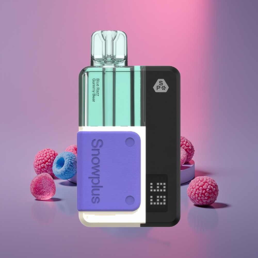 Snowplus Swift 15000 Puffs Pod Kit Modrý Medvídek Gummy 43x81x25mm 65g 1000mAh 2+10ml Dual Mesh