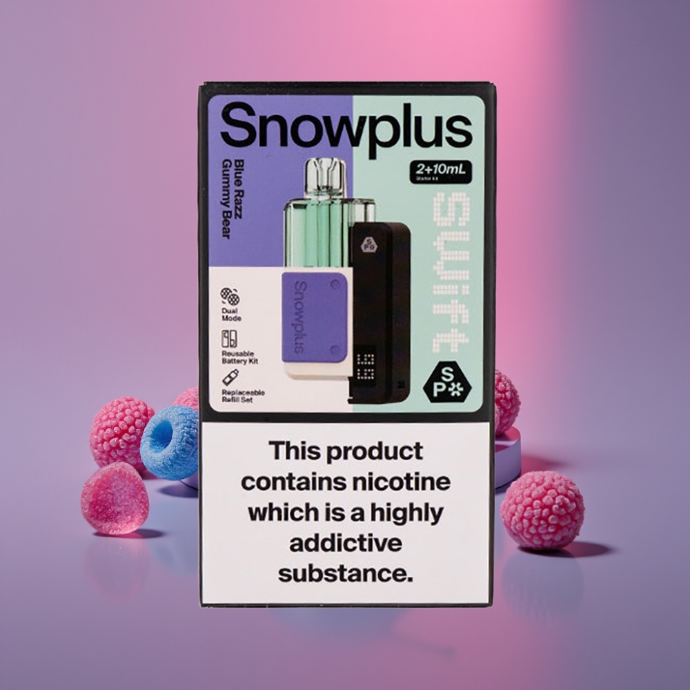 Snowplus Swift 5000 Puffs Prefilled Pod Kit Modrý Želé Medvídek, 1000 mAh, 2+10 ml