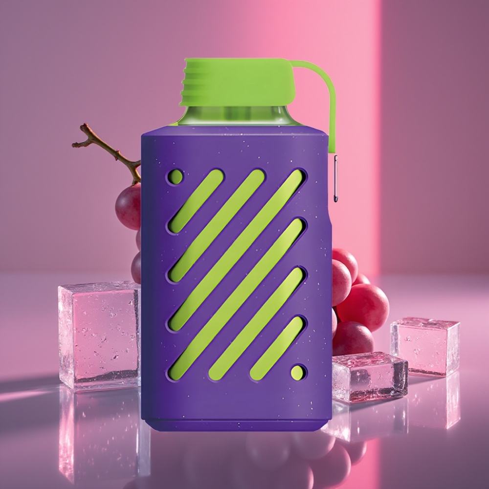 VOZOL GEAR 10000 Disposable Vape Ledová Hroznová 10000 Puffů, VAMT Mesh Coil, 20ml