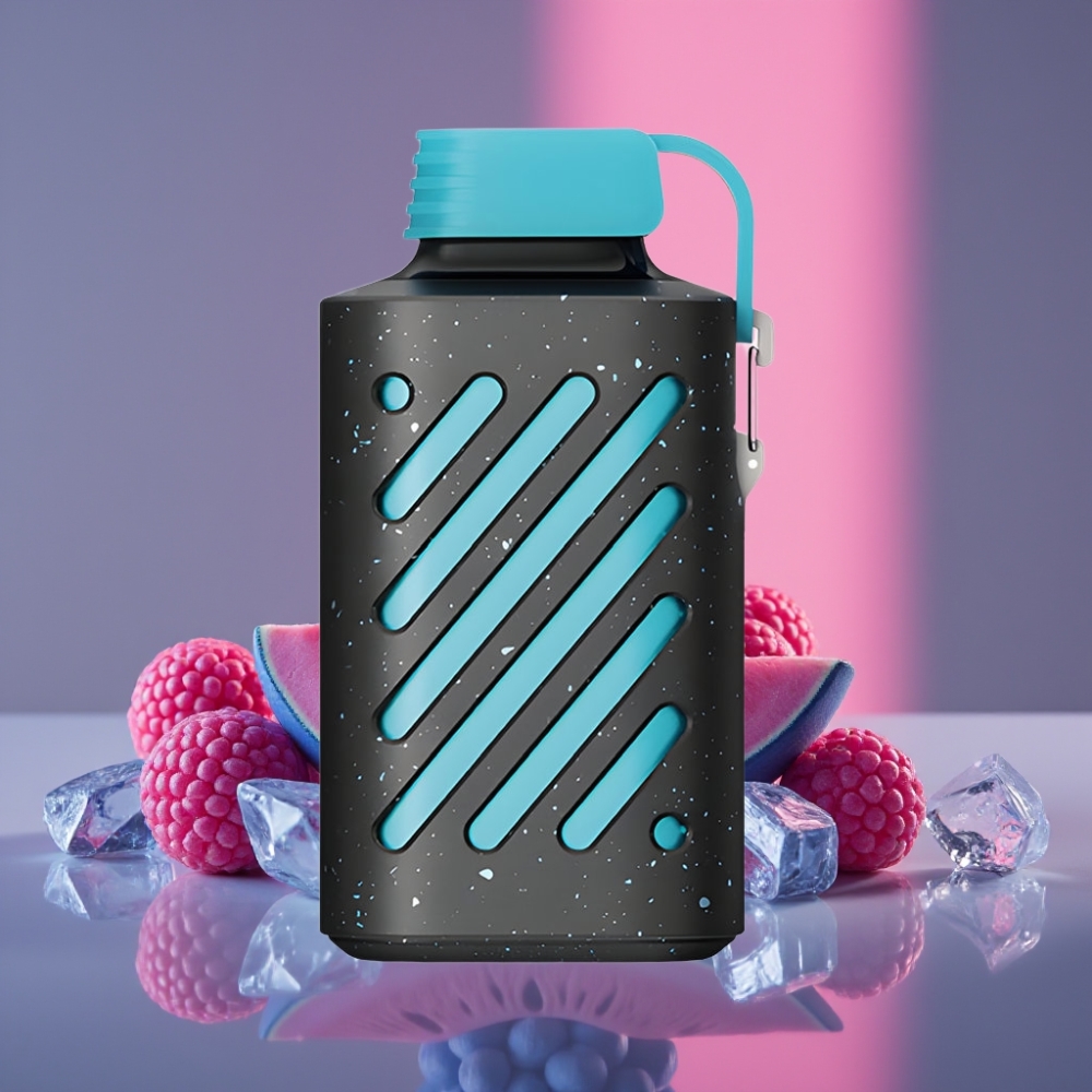VOZOL GEAR 10000 Disposable Vape Modrá Malina Led 10000 Puffů, 30 Příchutí, VAMT Mesh Coil, 20ml Náplň