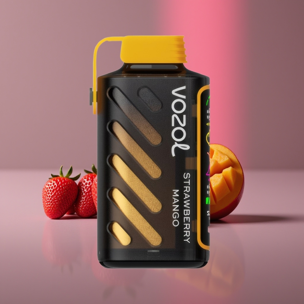 VOZOL Gear Power 20000 Puffs Displej S.i.L.C. Tech ECO/POWER Dual Mesh Jahoda Mango