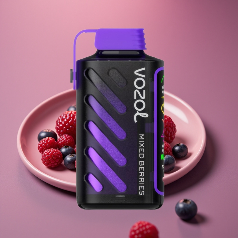 VOZOL Gear Power 20000 Puffs Disposable Vape Směs Bobulí ECO/POWER, S.i.L.C. Tech, 20mL, 5%