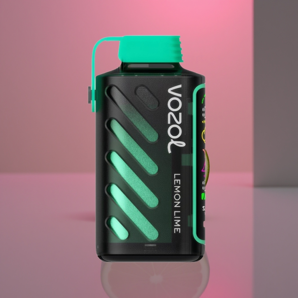 VOZOL Gear Power 20000 Puffs Dispozabilní Vape Citrón Limetka S.i.L.C. Tech ECO 20000 Puffs POWER 12000 Puffs Dual Mesh Coil Full Screen Display 20mL 5%