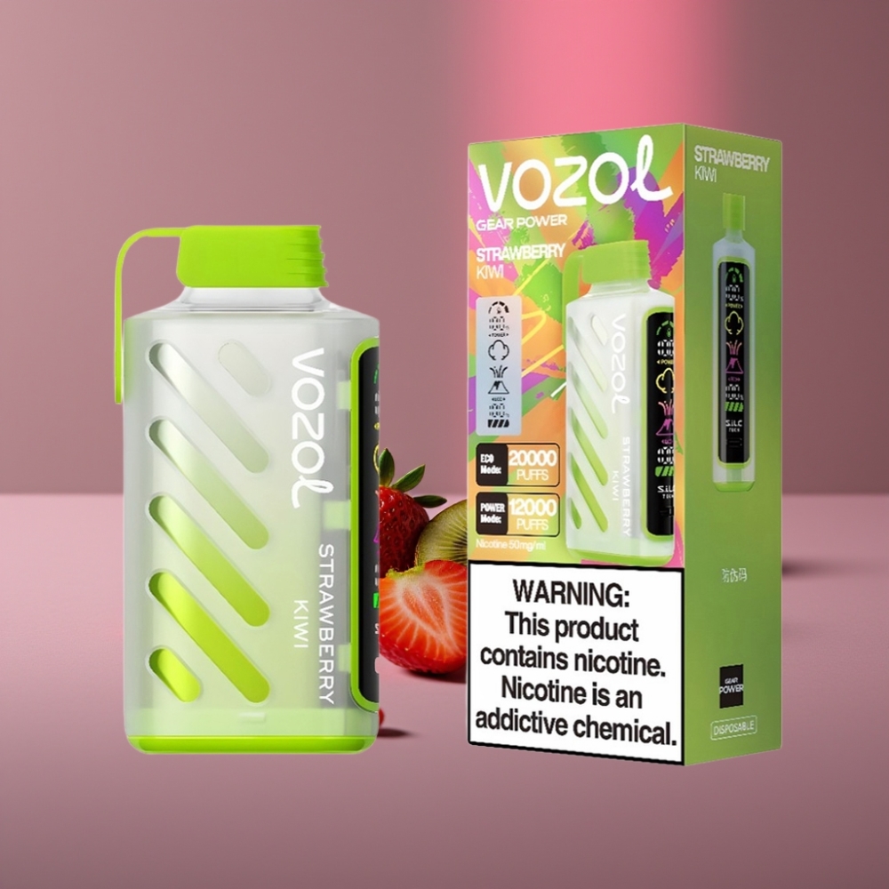 VOZOL Gear Power 20000 Puffs S.i.L.C. Tech Dual Mesh Coil 20mL Jahoda Kiwi
